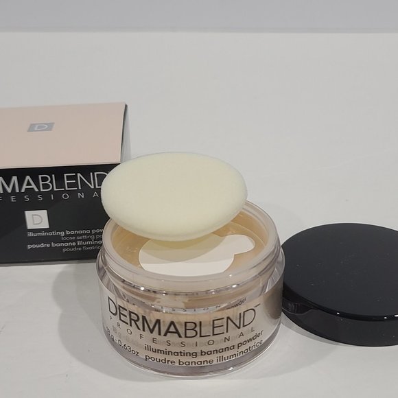 NIB ✅DERMABLEND #ILLUMINATING BANANA Loose Setting Powder 1oz ✨ BNIB - Picture 8 of 9